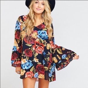 NWT Show Me Your MuMu Nikita Mini Dress in Bloom